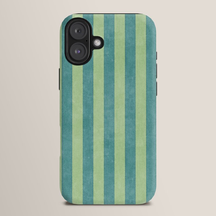 STRIPES - 005 - teal and green iPhone Case Gallery Image 14