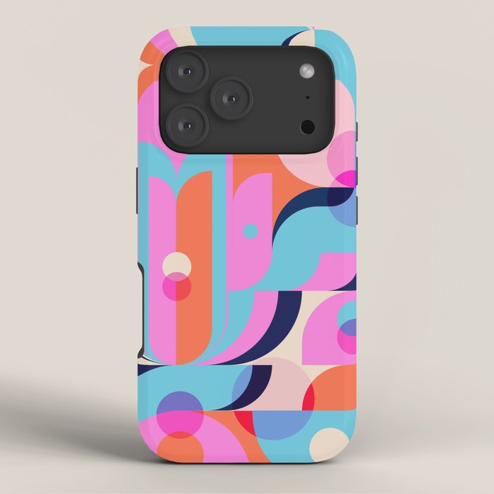 Blue Pink Girl iPhone Case Gallery Image 3