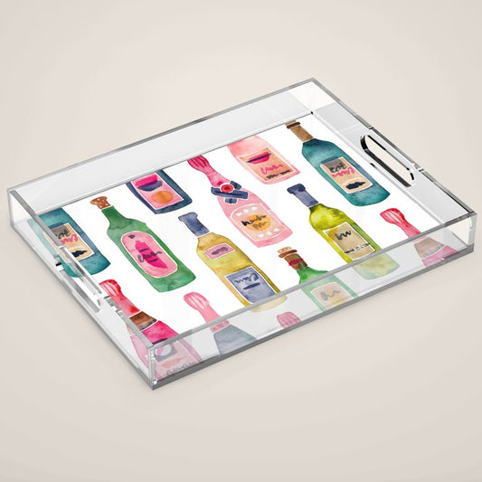 Champagne Collection Acrylic Tray Gallery Image 1