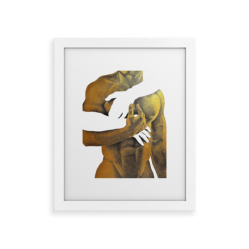 Echoes II - NOODOOD Painting (Gold doesn't print shiny) Framed Art Print Gallery Image 29