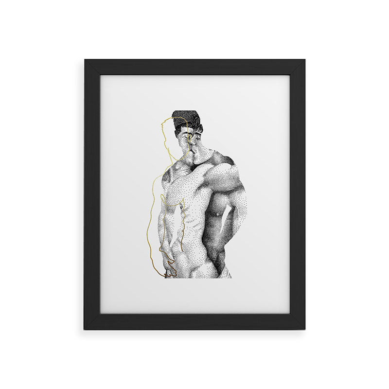 Figuration 1 (GOLD DOESN'T PRINT SHINY) Framed Art Print Gallery Image 17