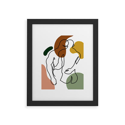 NOODDOOD Linework 1 Framed Art Print Gallery Image 20