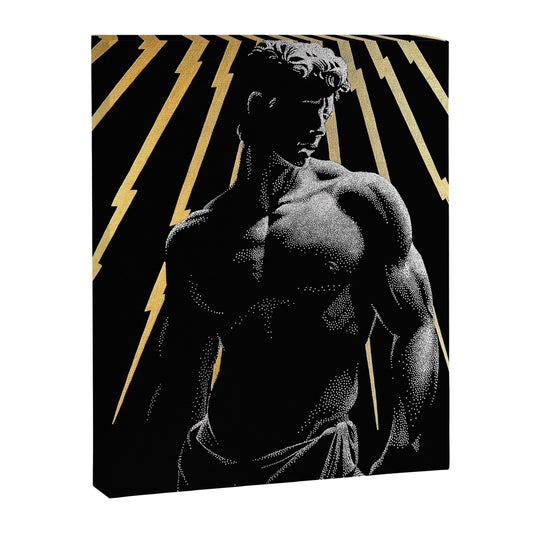Strength of Zeus (Gold doesn't print shiny) Canvas Print Gallery Image 1
