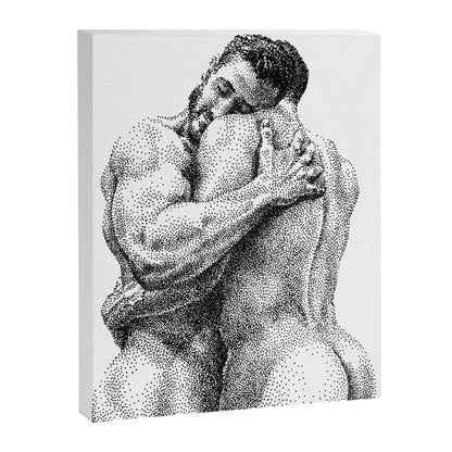 The Lovers - NOODDOODs Canvas Print Gallery Image 2