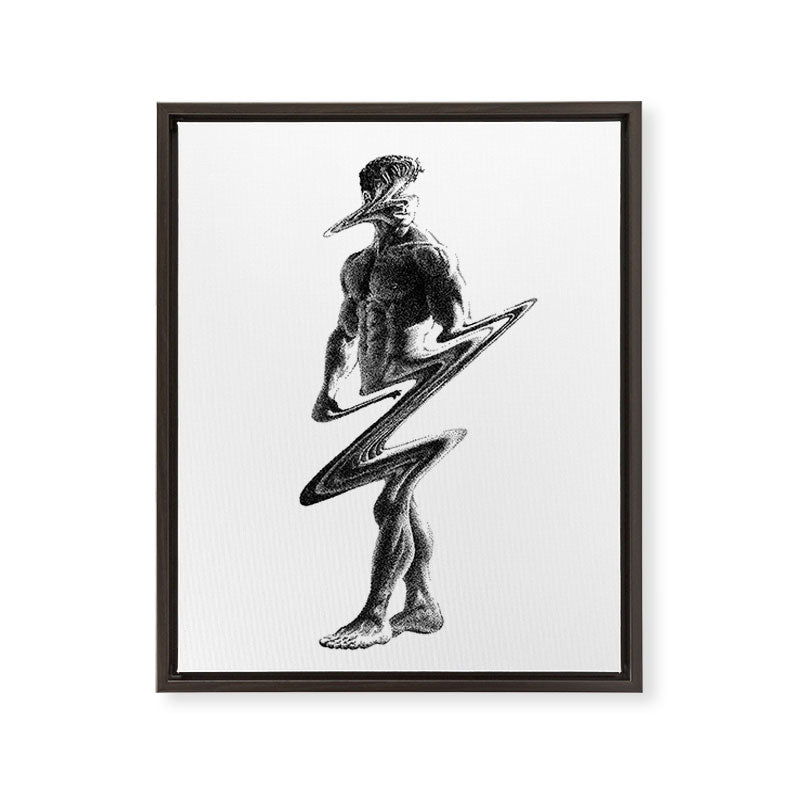 Wavy 2 - NOODDOODs Framed Canvas Print Gallery Image 4
