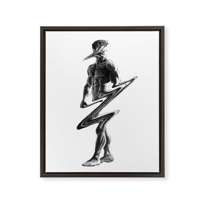 Wavy 2 - NOODDOODs Framed Canvas Print Gallery Image 5