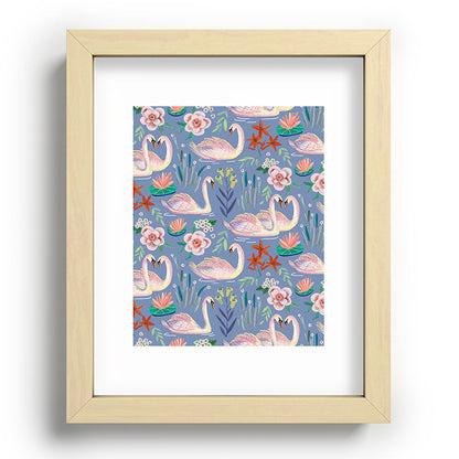 Swan Pattern Framed Art Print Gallery Image 95