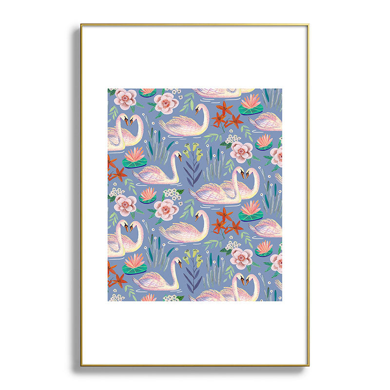 Swan Pattern Framed Art Print Gallery Image 127