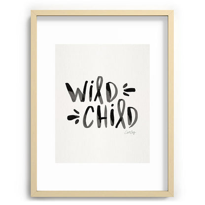 Wild Child - Black Framed Art Print Gallery Image 99
