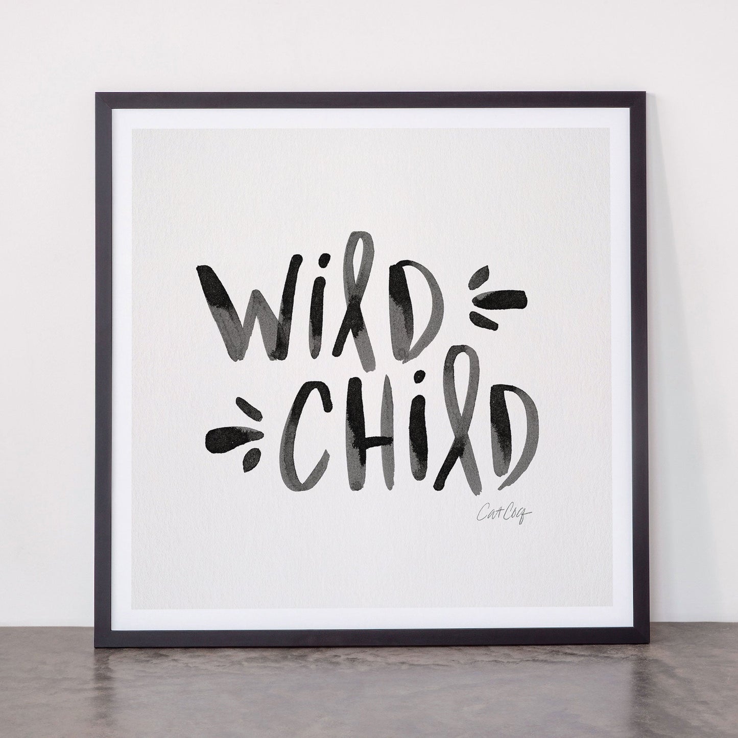 Wild Child - Black Framed Art Print Gallery Image 55