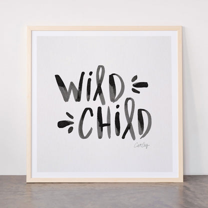 Wild Child - Black Framed Art Print Gallery Image 77