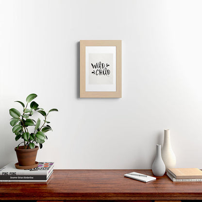 Wild Child - Black Framed Art Print Gallery Image 62