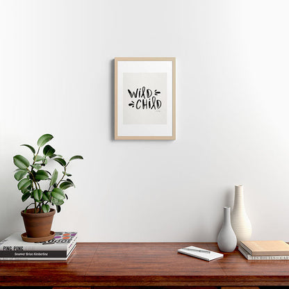 Wild Child - Black Framed Art Print Gallery Image 23
