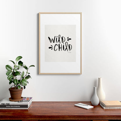 Wild Child - Black Framed Art Print Gallery Image 28