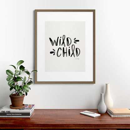 Wild Child - Black Framed Art Print Gallery Image 58