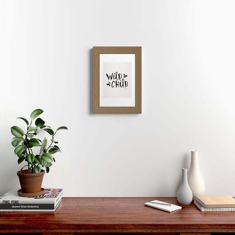 Wild Child - Black Framed Art Print Gallery Image 52