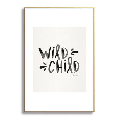 Wild Child - Black Framed Art Print Gallery Image 128
