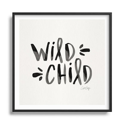 Wild Child - Black Framed Art Print Gallery Image 122
