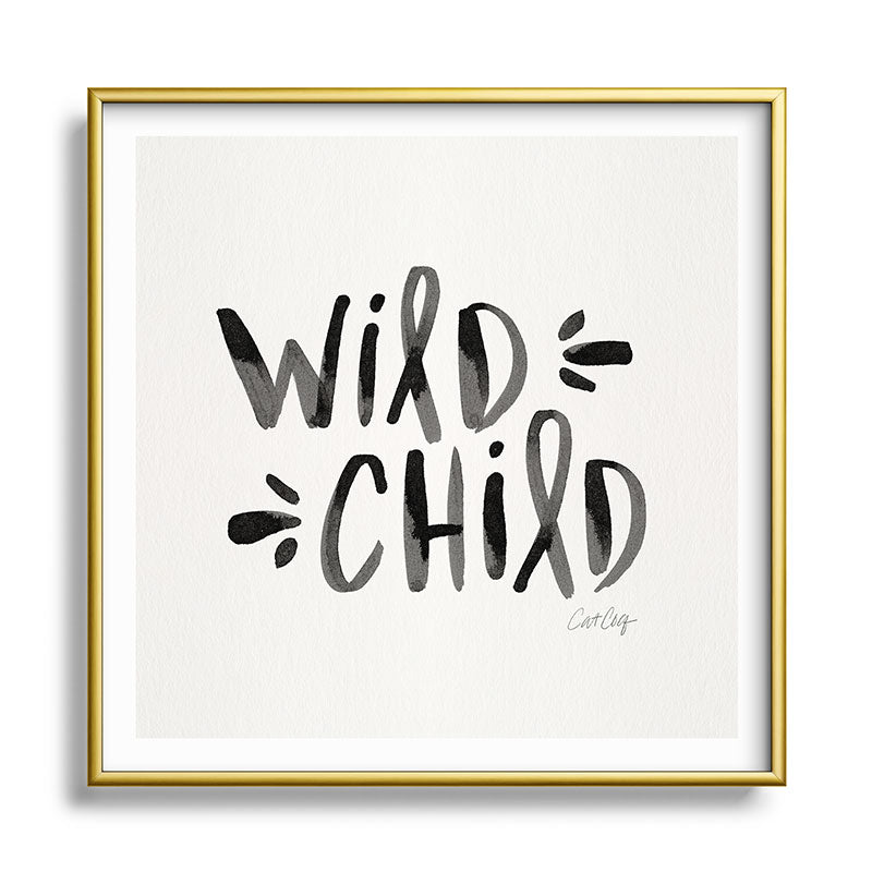 Wild Child - Black Framed Art Print Gallery Image 133