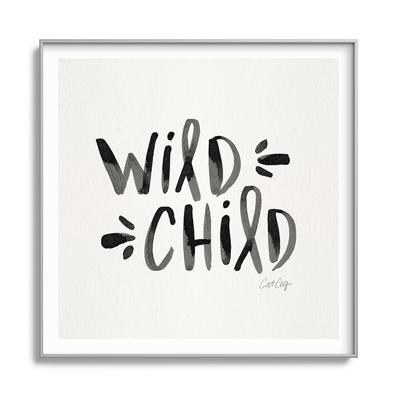 Wild Child - Black Framed Art Print Gallery Image 141