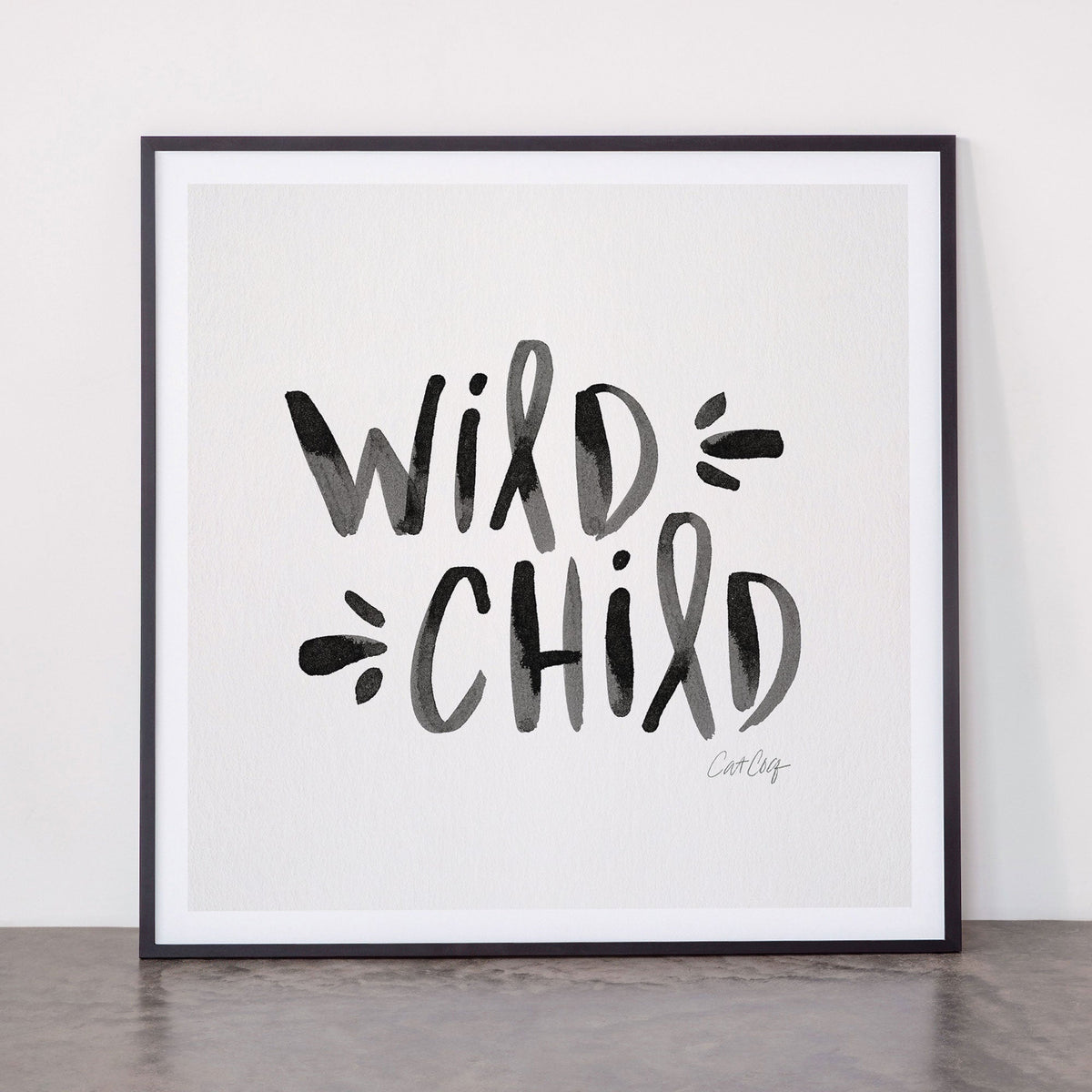 Wild Child - Black Framed Art Print Gallery Image 11