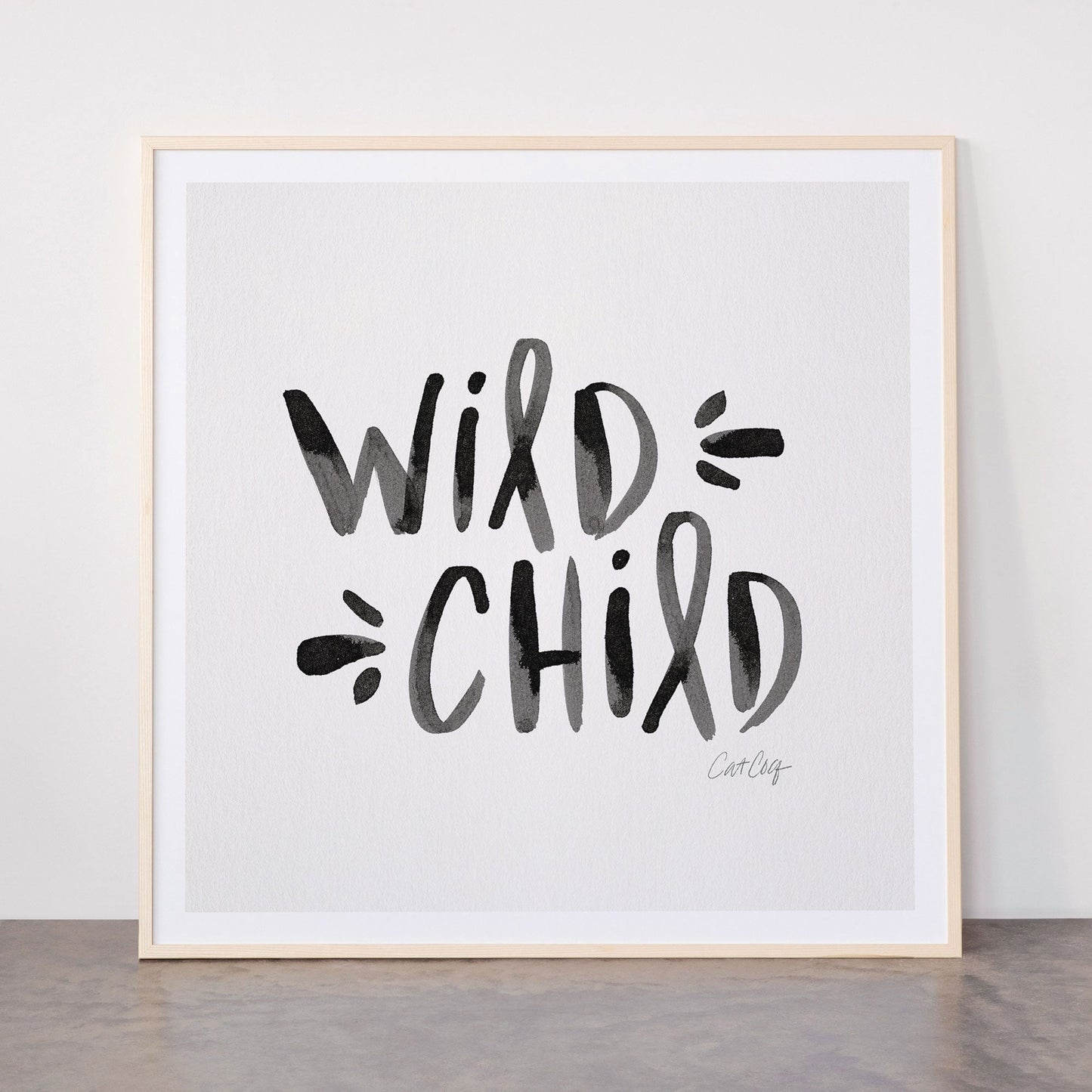 Wild Child - Black Framed Art Print Gallery Image 33