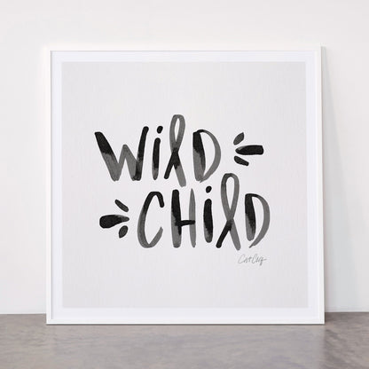 Wild Child - Black Framed Art Print Gallery Image 43
