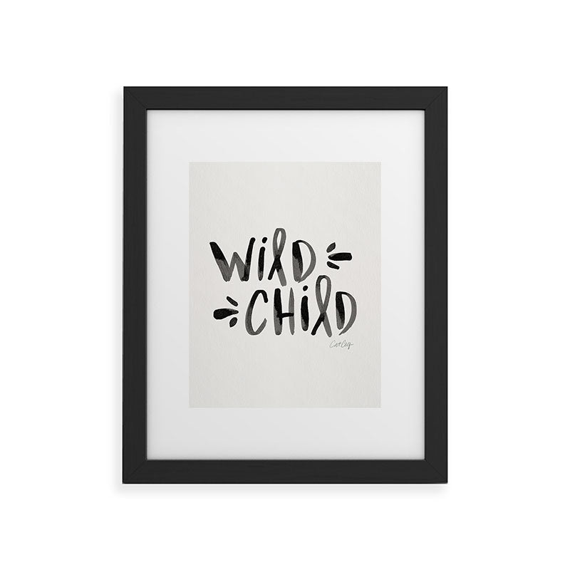 Wild Child - Black Framed Art Print Gallery Image 40