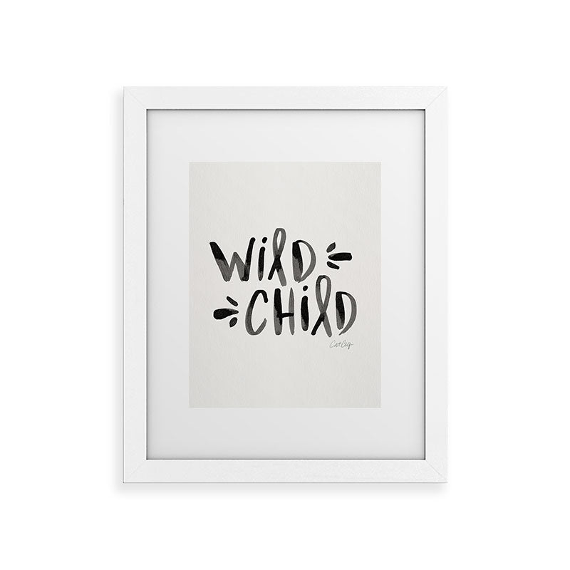 Wild Child - Black Framed Art Print Gallery Image 75