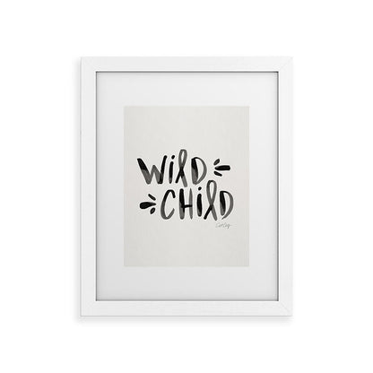 Wild Child - Black Framed Art Print Gallery Image 75