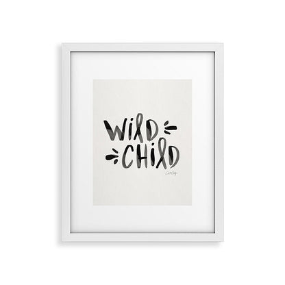 Wild Child - Black Framed Art Print Gallery Image 36