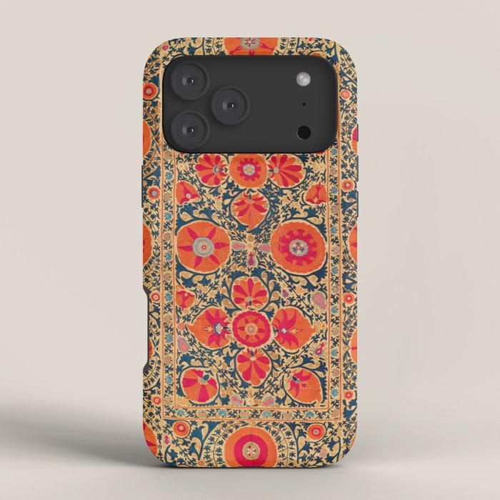 Kermina Suzani Uzbekistan Print iPhone Case Gallery Image 4