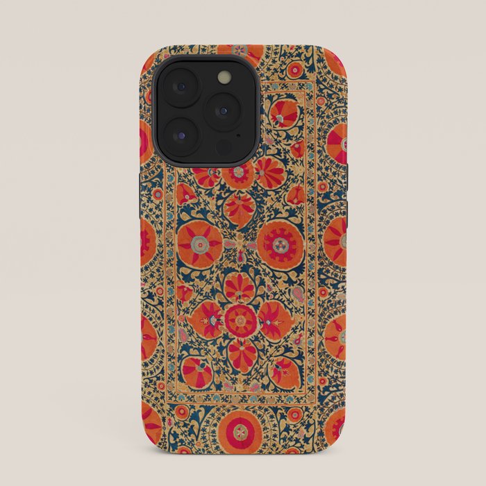 Kermina Suzani Uzbekistan Print iPhone Case Gallery Image 35