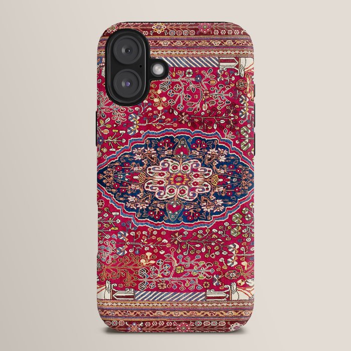 Qashqaâi Antique Fars Persian Rug Print iPhone Case Gallery Image 14