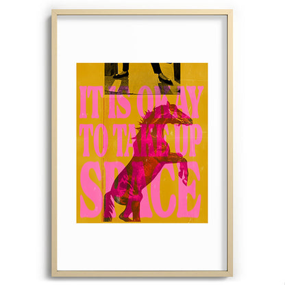 Take Up Space Framed Art Print Gallery Image 74