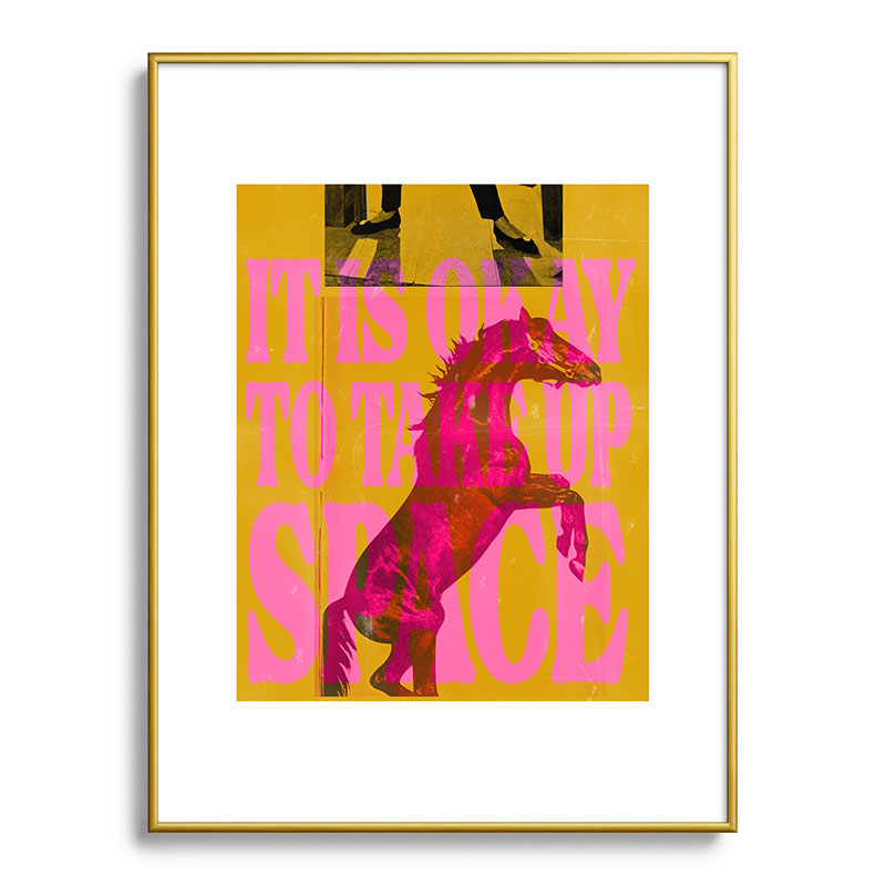 Take Up Space Framed Art Print Gallery Image 91