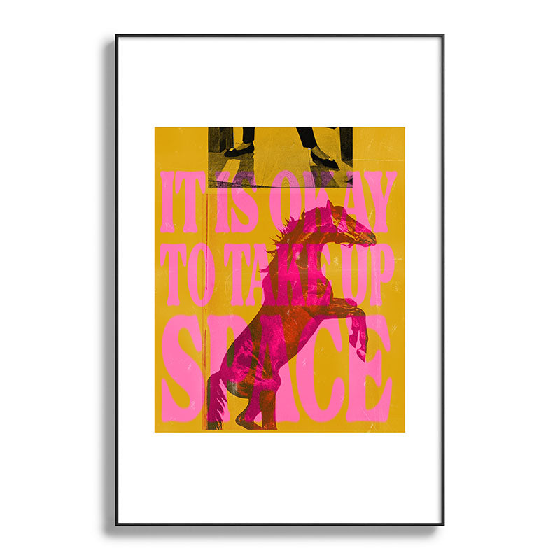 Take Up Space Framed Art Print Gallery Image 87