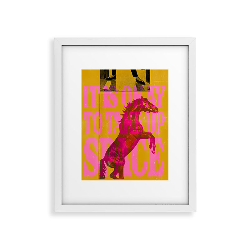 Take Up Space Framed Art Print Gallery Image 25