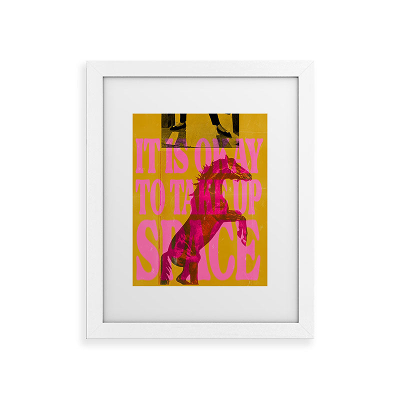 Take Up Space Framed Art Print Gallery Image 50