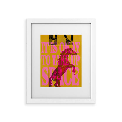 Take Up Space Framed Art Print Gallery Image 50