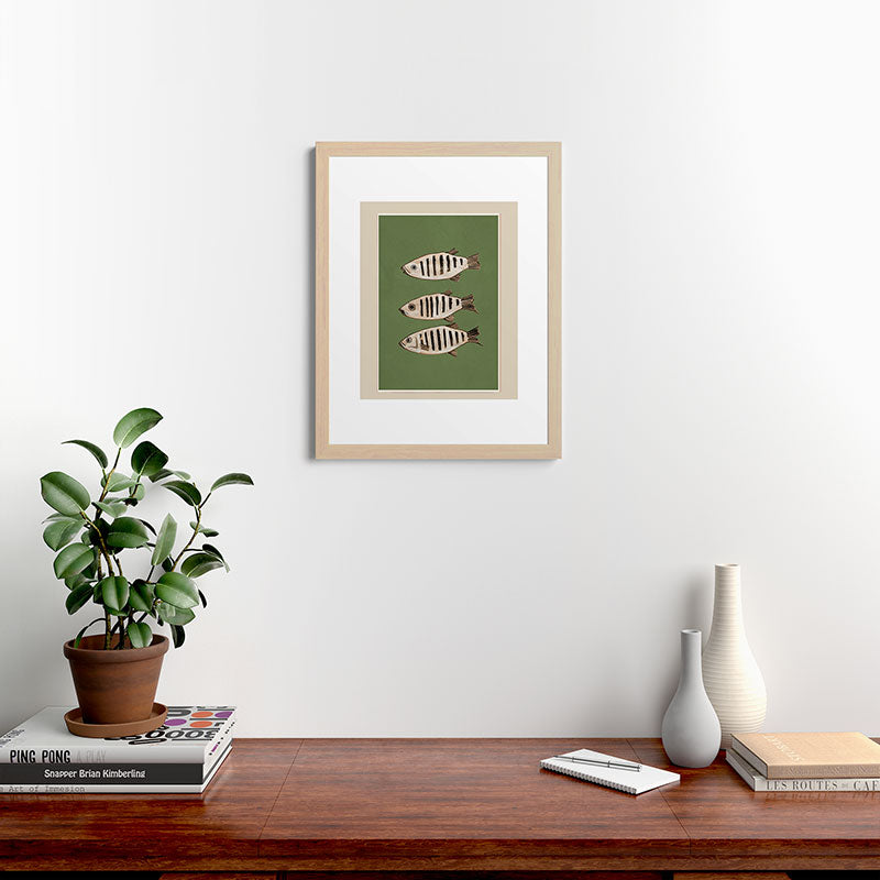 Abstract Fish Study II Framed Art Print Gallery Image 47
