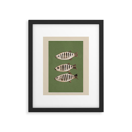 Abstract Fish Study II Framed Art Print Gallery Image 1