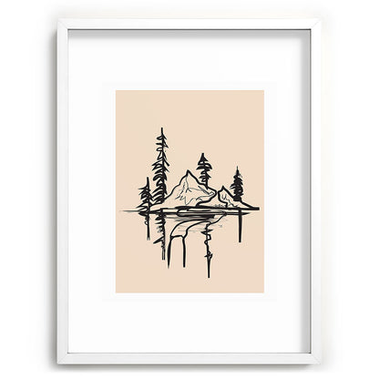 Abstract Landscape II Framed Art Print Gallery Image 78