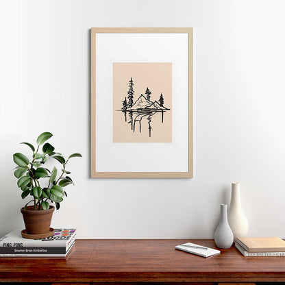 Abstract Landscape II Framed Art Print Gallery Image 48