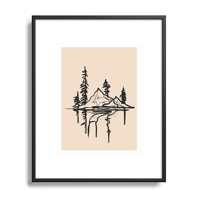 Abstract Landscape II Framed Art Print Gallery Image 82