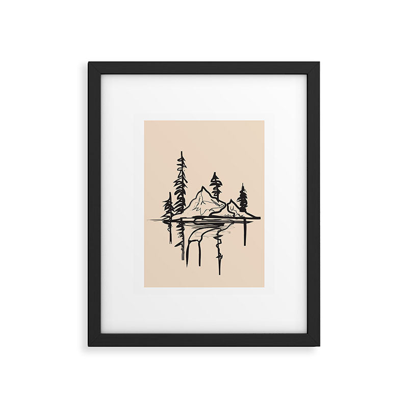 Abstract Landscape II Framed Art Print Gallery Image 2