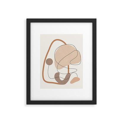 Abstract Line Movement III Framed Art Print Gallery Image 2