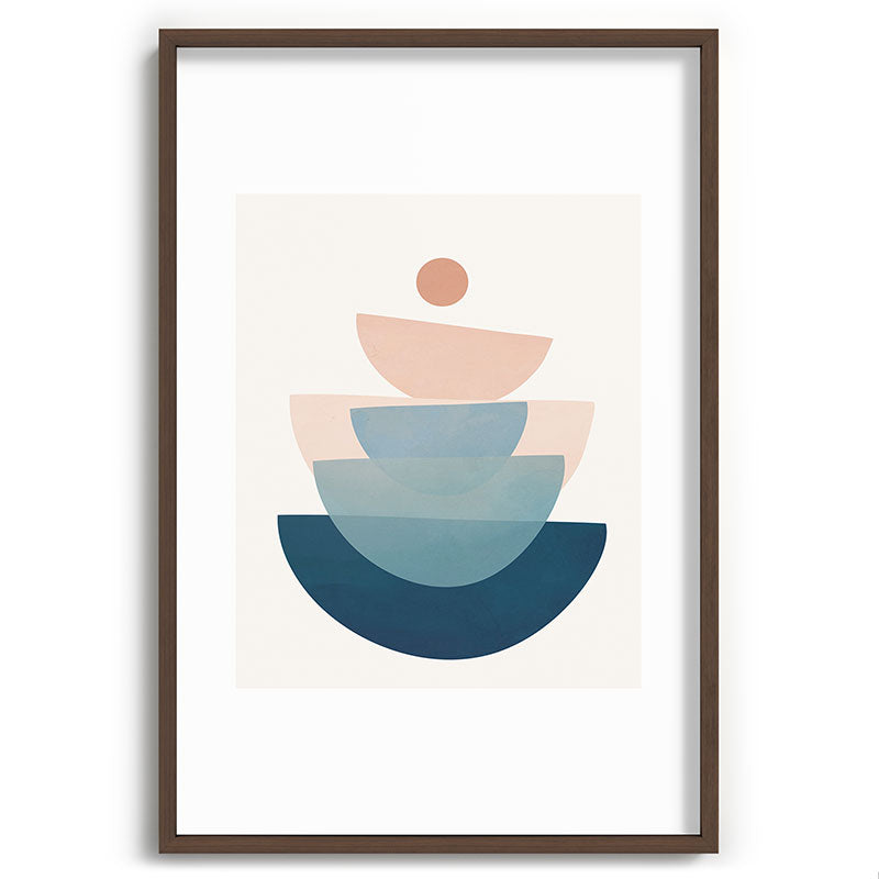 Abstract Minimal Shapes 31 Framed Art Print Gallery Image 94
