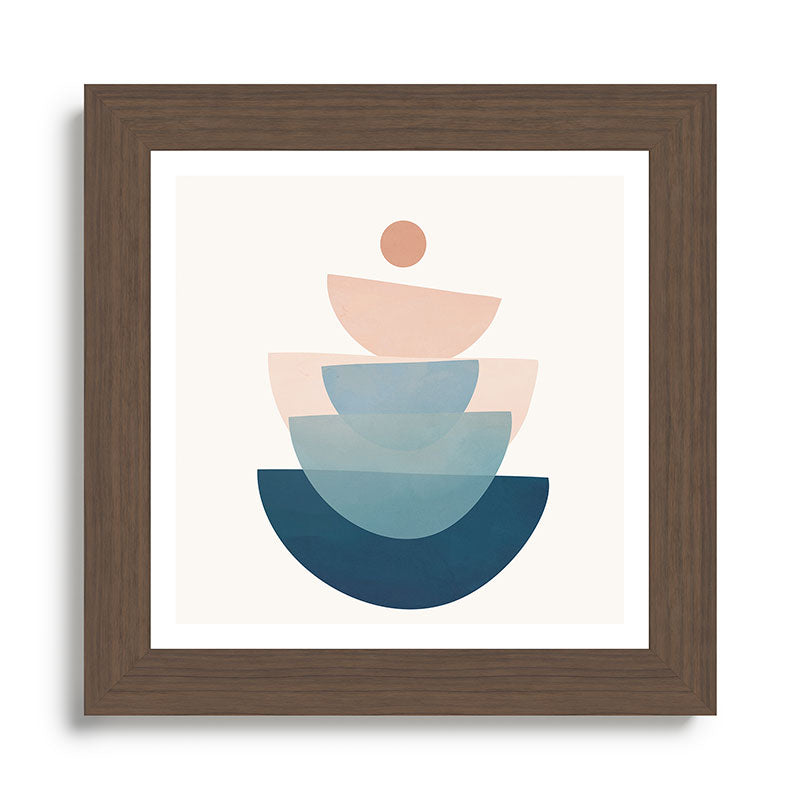Abstract Minimal Shapes 31 Framed Art Print Gallery Image 57