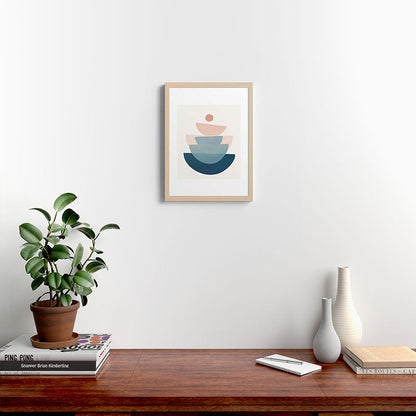 Abstract Minimal Shapes 31 Framed Art Print Gallery Image 23